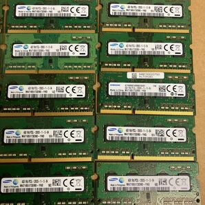 E140 SAMSUNG ノートPCメモリ 4GB 1Rx8 PC3L-12800S 30枚の画像3