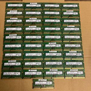 K107 SAMSUNG ノートPCメモリ 4GB 1Rx8 PC3L-12800S 37枚
