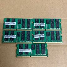 K117 SAMSUNG ノートPCメモリ 16GB 2Rx8 PC4-2400T 5枚_画像4