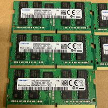 K117 SAMSUNG ノートPCメモリ 16GB 2Rx8 PC4-2400T 5枚_画像2