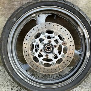 ヤマハ R1-Z 純正フロントホイール ディスクローター 17×MT2.75の画像2