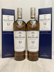 送料無料 マッカラン 12年 ダブルカスク スペイサイド 新品未開栓箱付 700ml 40% 2本 THE MACALLAN 12YO DOUBLE CASK HIGHLAND SUNTORY