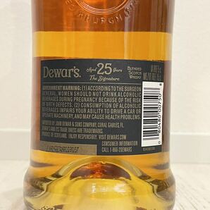 送料無料 デュワーズ 25年 新品箱付 750ml 40% ロイヤルブラックラ ブレンデッド Dewar’s 25YO ROYAL BRACKLA BLENDED SCOTCH WHISKYの画像5