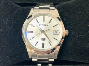 FS2731I CITIZEN The CITIZEN AQ4080-52A A060-T026907 シチズン エコドライブ 腕時計 コマ/箱有 現状稼働品