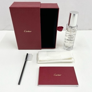 IYS66807H １円～ Cartier カルティエ ジュエリー ウォッチ クリーナー セット ブラシ タオル 30ml 現状品の画像1