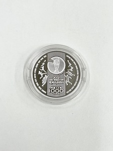 IYS67970H 2002 FIFA WORLD CUP KOREA JAPAN FIFAワールドカップ 記念 千円銀貨 1000円銀貨 31.1g 記念 硬貨 現状品