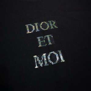 一円出品♪ディオールオム『ロゴ DIOR ET MOI スパンコール 半袖シャツ sizeXL』 メンズ 半袖Tシャツ クリスチャンディオールの画像3