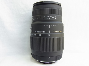 SIGMA DG　シグマ　70－300mm１：４-5.6　附属品：レンズフ－ド：レンズキャプ前後：フイルタ－一枚◆【マウント当方に該当機種無く正確