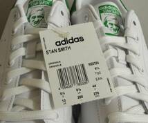 新品 スタンスミス 2019年製 JP28.0cm 白×緑 M20324 生産終了 天然皮革 adidas stansmith ホワイト×グリーン 本革 ABCマート 定番人気_画像7