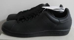 新品 スタンスミス 80s 2022年製 JP28.0cm 定価19,800円 IF7270 黒 天然皮革 adidas stansmith 本革 オールブラック