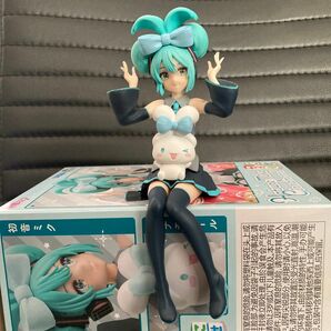 初音ミク シナモロール ちょこのせ フィギュア コラボ セガ ヌードルストッパー ヌースト ミク シナミク