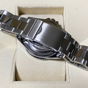 クオーツ ダイバーズ デザイン 3針 腕時計 ウオッチ アルミベゼル メタルブレス [サブマリーナー デザイン]の画像4