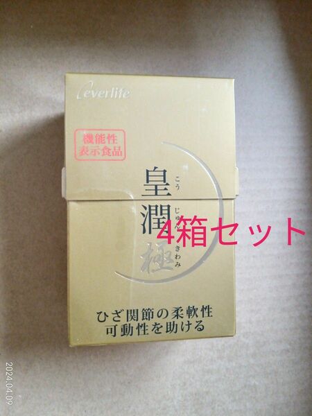 4箱セット！ 皇潤極 エバーライフ　1箱100粒