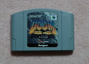 人気レア　DOOM　端子清掃、起動確認済　N64ソフト