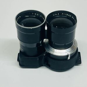 ★MAMIYA-SEKOR レンズ 2眼レンズ f4.5 180mm 現状品 管理番号03191の画像1