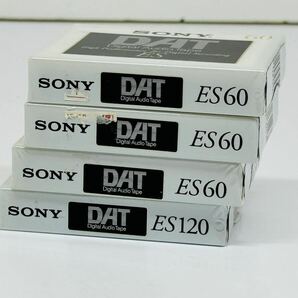 ★【希少】SONY ソニー DT-60RB DT-120RB ESシリーズ DATテープ 合計4本まとめ 未使用品 管理番号04010の画像6