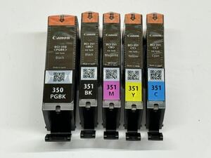 ★Canon 純正 BCI-350 BCI-351 5個 5色セット 未使用品 管理番号04016