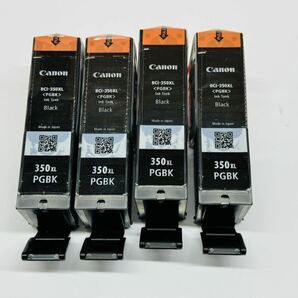 ★Canon 純正 BCI-350XL PGBK 増量 4個セット 管理番号04212