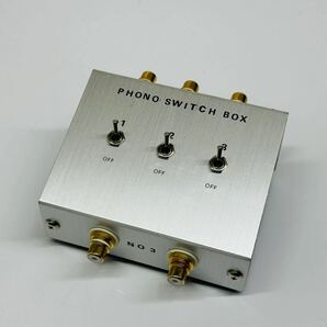 ★メーカー不明 PHONO SWITCH BOX NO3 セレクター 未チェック 現状品 管理番号04272の画像1