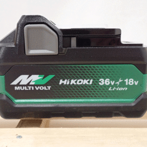【新品】Hi KOKI ハイコーキ 36V コードレス丸のこ 165mm C3606DB(NN) 急速充電器 UC18YDL2 BSL36A18X リチウムイオン電池付の画像5