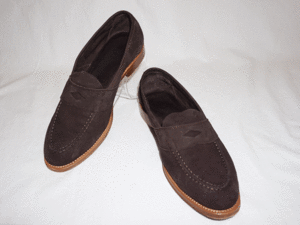 Dunhill Dunhill refined coin Loafer suede UK40 ITALY made high class leather shoes hand made leather sole L1Y206R free shipping!!