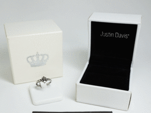 Justin Davis Justin Davis SRJ419 DEVOUT Ring серебряный циркон #13 бесплатная доставка!! доступный товар!!