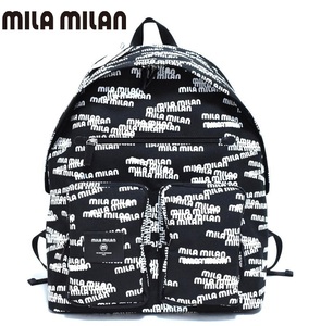 新品 mila milan ミラミラン ''スピーガ'' 大容量 リュック【定価2万2000円】258723 IKETEI イケテイ 撥水素材 デイパック