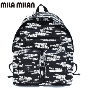 新品 mila milan ミラミラン ''スピーガ'' 大容量 リュック【定価2万2000円】258723 IKETEI イケテイ 撥水素材 デイパックの画像1