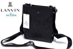 【定価16500円】新品 LANVIN en Bleu ランバンオンブルー ティルト レザーショルダーバッグ 524101 ブラック IKETEI イケテイ 