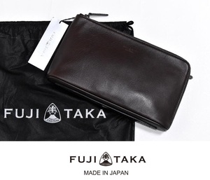 [ regular price 2 ten thousand 5300 jpy ] new goods FUJITAKA ''je-do leather II'' leather clutch bag 616201 Fujita ka second bag 