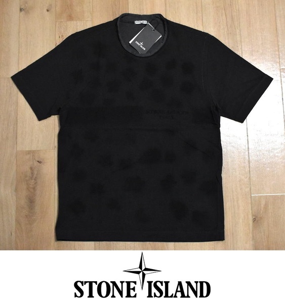 【デッドストック】新品 STONE ISLAND ストーンアイランド ロゴ Tシャツ S 定価2万2260円 