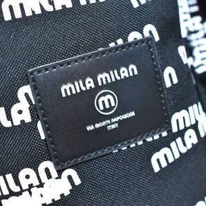 新品 mila milan ミラミラン ''スピーガ'' 大容量 リュック【定価2万2000円】258723 IKETEI イケテイ 撥水素材 デイパックの画像8