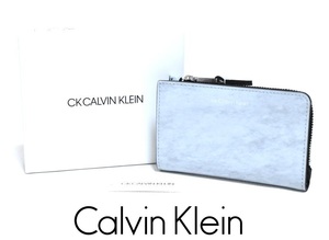 [ free shipping ] new goods CK CALVIN KLEIN '' lime '' card-case 832632 white CK Calvin Klein coin case change purse .