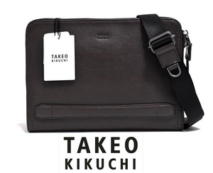 【定価2万6400円】新品 新品 TAKEO KIKUCHI タケオキクチ ''グラスゴー'' 2WAY レザークラッチバッグ 738211 冠婚葬祭 ショルダーバッグ