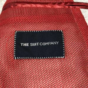 【未使用品級】 THE SUIT COMPANY スーツカンパニー テーラードジャケット アンコン グレー ウォッシャブル 洗濯可 伸縮 ストレッチ L相当の画像9