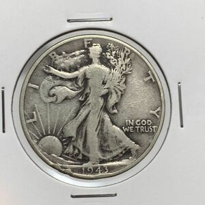a546 1943年　ウォーキングリバティ　ハーフダラー銀貨