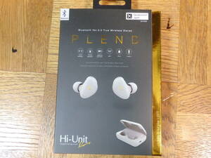 ★ALPEX アルペックス〓 PLEND ワイヤレスイヤホン[HSE-BW01]〓白　Bluetooth