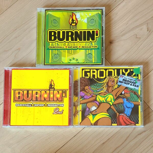 BURNIN GROOVYZ 3枚セット　ダンスホール　HIP HOP REGGETON R&B　コンピレーション