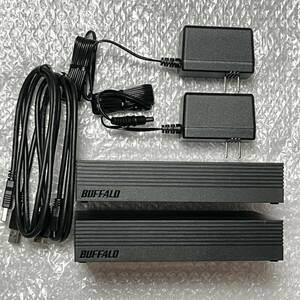 ★送料無料★★2台セット★ バッファロー 外付け ハードディスクケース ★ HDD無し ★ 3.5インチ ★SATA★ USB3.1(Gen1)/3.0 BUFFALO 一式