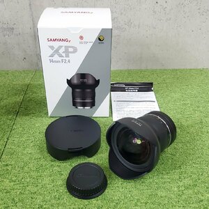 【美品】　SAMYANG/サムヤン 超広角マニュアルフォーカスレンズ XP14mm F2.4 動作確認済み/S0068