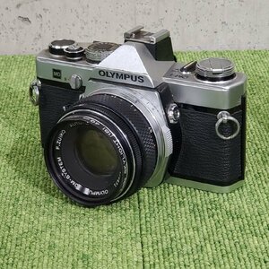 OLYMPUS/オリンパス 一眼レフフィルムカメラ OM-1 MD om-system f.zuico auto-s 1:1.8 f=50mm/e.zuico auto-t 1:2.8 f=100mm /S0107