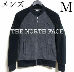 ノースフェイス　フリースジャケット　ジャンパー　アウター　グレー系　ブラック系　メンズM 正規品　THE NORTH FACE