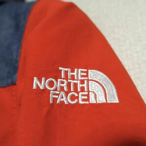 ノースフェイス マウンテンパーカー アウター 美品 キッズ160 オレンジ系 正規品 THE NORTH FACE 希少デザインの画像5