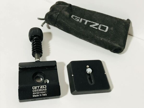 GITZO GS5360AS ジッツオ アルカスタイルクイックリリースアダプター 雲台 動作未確認 ジャンク