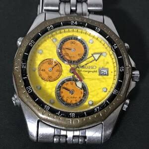 希少品 SEIKO 7T32-7C70 長野オリンピックモデル chronograph クロノグラフ セイコー 腕時計 メンズウォッチ ジャンク ⑦