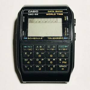  редкий товар CASIO DATA BANK DBC-62 Casio Data Bank цифровой часы наручные часы работоспособность не проверялась Junk ③