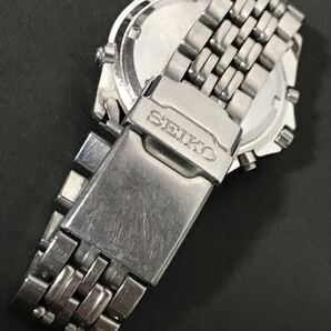 希少品 SEIKO 7T32-7C70 長野オリンピックモデル chronograph クロノグラフ セイコー 腕時計 メンズウォッチ ジャンク ⑦の画像6