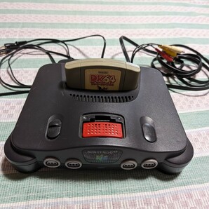 Nintendo64 ニンテンドー64+ドンキーコング64 メモリー拡張パック付き コントローラー欠品 任天堂の画像1