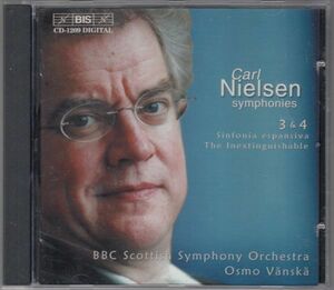 [CD/Bis]ニールセン:交響曲第3&4番/O.ヴァンスカ&BBCスコティッシュ交響楽団