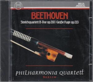 [CD/Thorofon]ベートーヴェン:弦楽四重奏曲第13番変ロ長調Op.130&大フーガ変ロ長調Op.133/ベルリン・フィルハーモニア四重奏団 1998.3